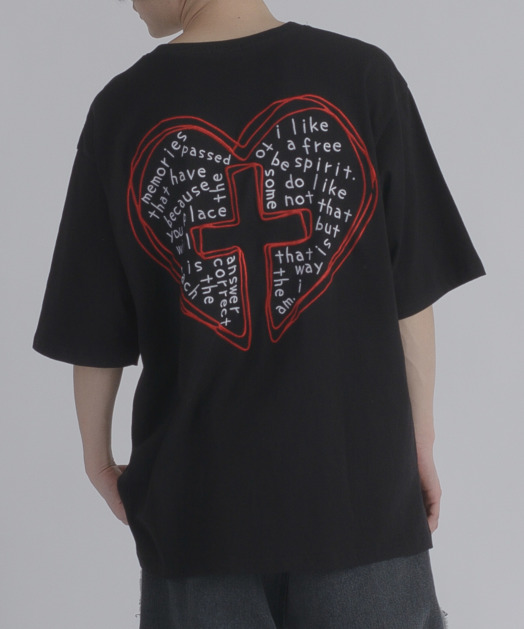 新品　イッセイミアケ　ＨＥＡＲＴ 　刺繍Tシャツ HEART刺繍Tシャツ トップス REGIEVO