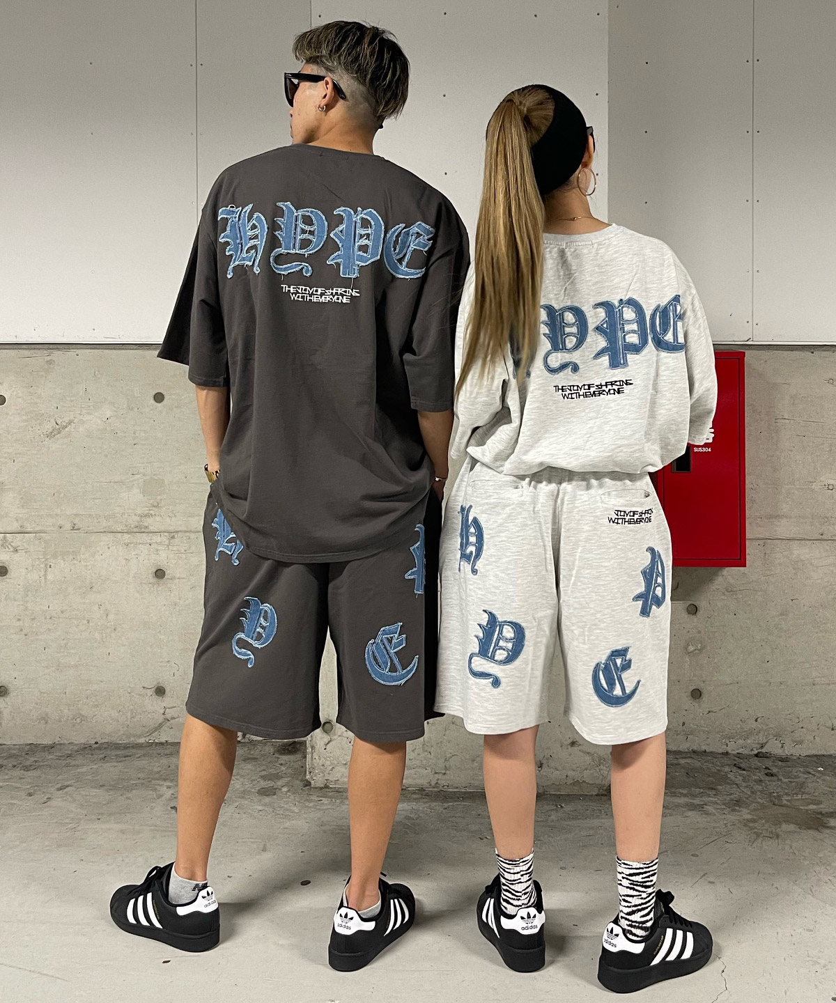 AFENDS デニムセットアップ デニム セットアップ カジュアル トップス × スカート hk5364