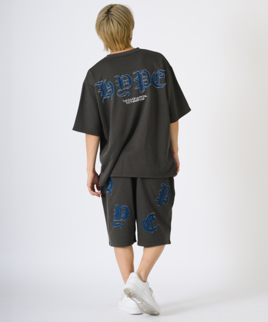 デニムアップリケTシャツ トップス REGIEVO