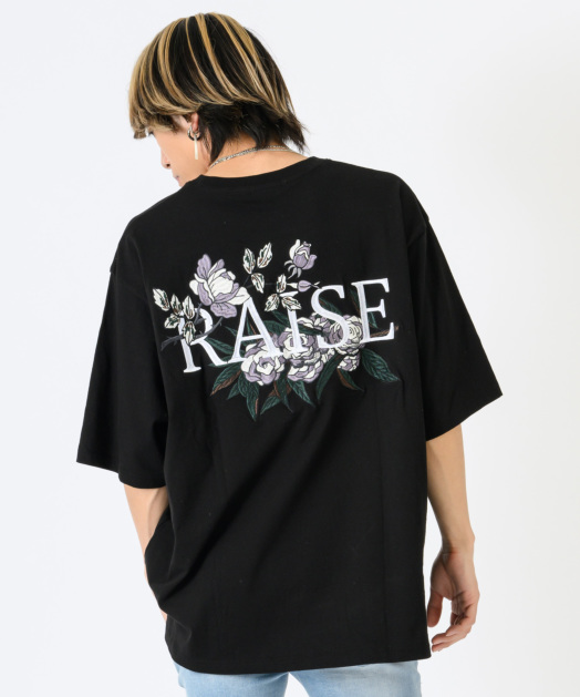 フラワー刺繍Tシャツ トップス REGIEVO