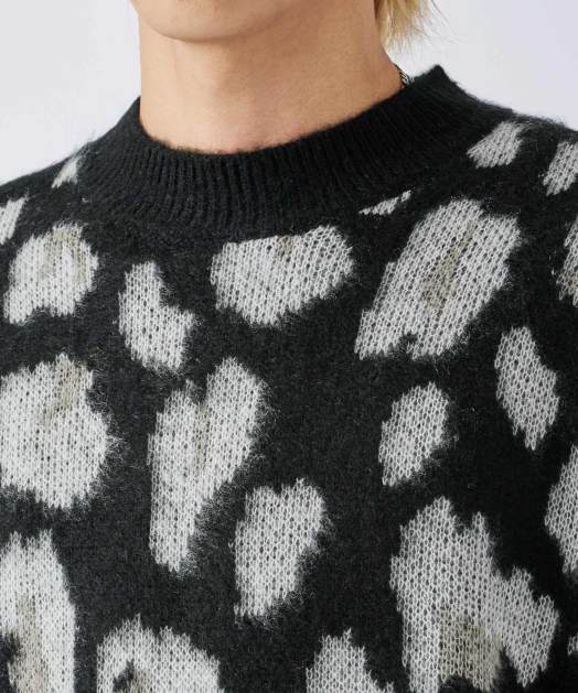 モヘアタッチレオパードニット トップス REGIEVO