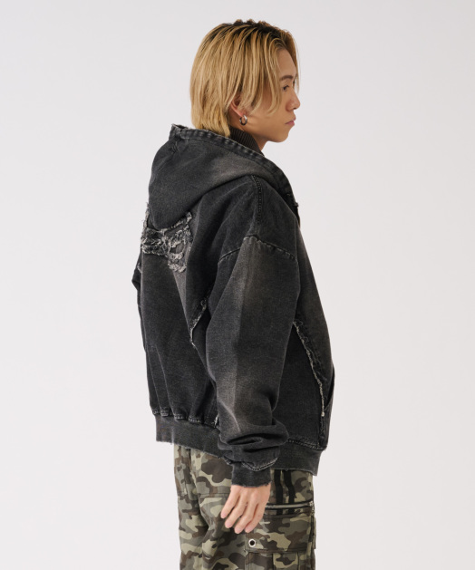 【REPRESENT】★送料・関税込み★レップアップリケパーカー REPRESENT】☆送料・関税込み☆レップアップリケパーカー