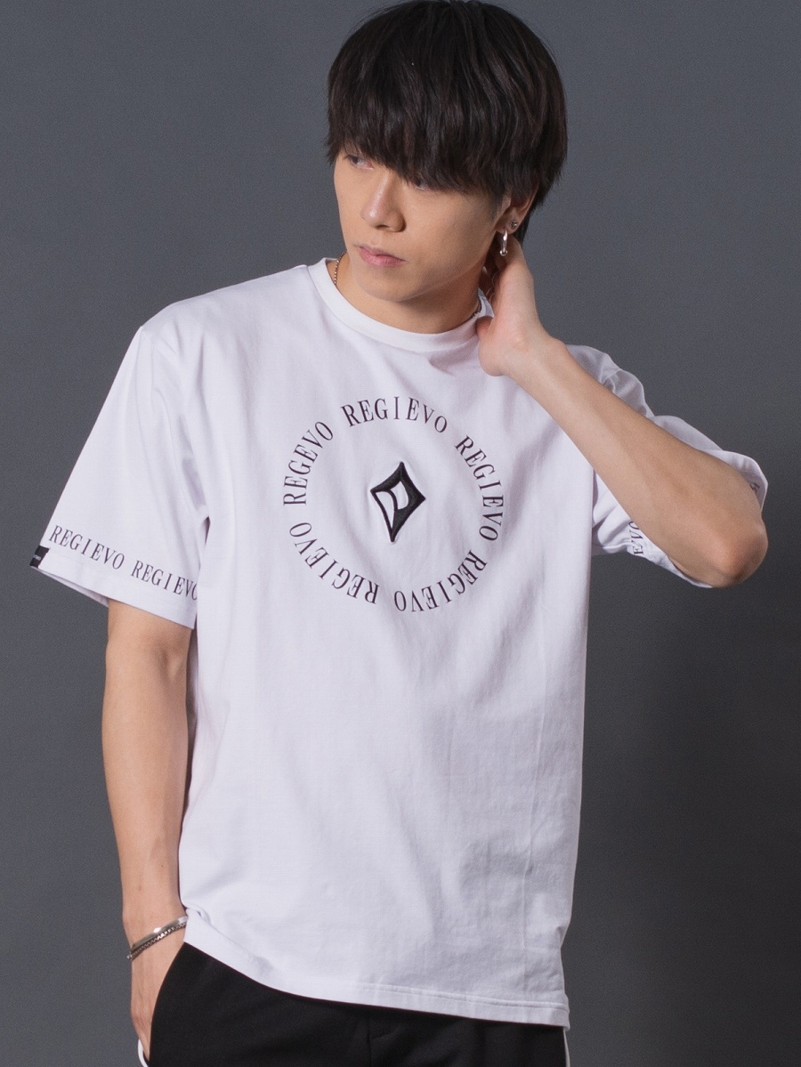サークルロゴTシャツ トップス REGIEVO